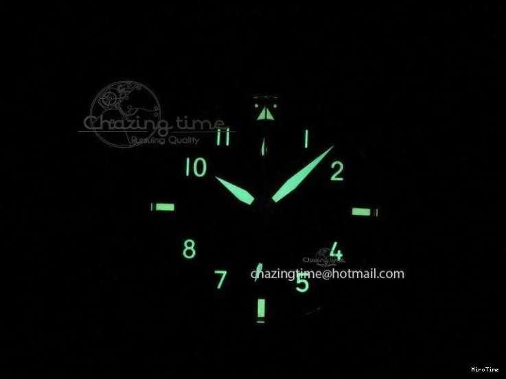 MIROTIME 0216 Pilot Chrono SS IW387808 CF3 ZF 1:1 Best Edition On Brown Leather Strap A Soft 7328